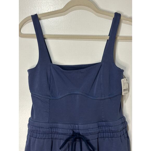 Free People Inbound Onesie Midnight Navy Size Small NWT Chic Comfy Stretchy - Picture 3 of 16